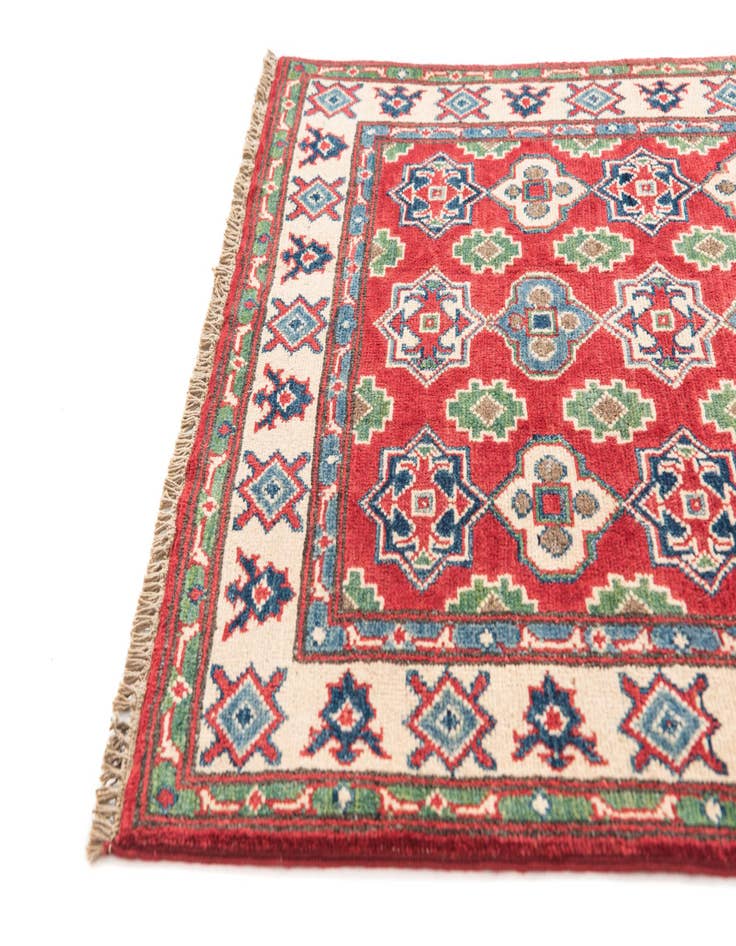 Detail image of  2' 10 x 4' 4  Hand Knotted Kazak Rug