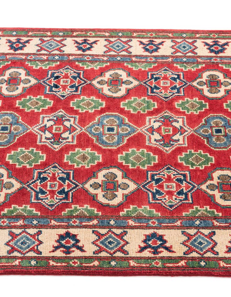 Detail image of  2' 10 x 4' 4  Hand Knotted Kazak Rug