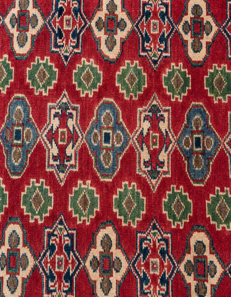 Detail image of  2' 10 x 4' 4  Hand Knotted Kazak Rug