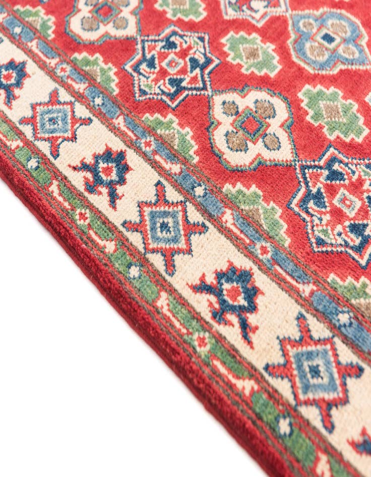 Detail image of  2' 10 x 4' 4  Hand Knotted Kazak Rug