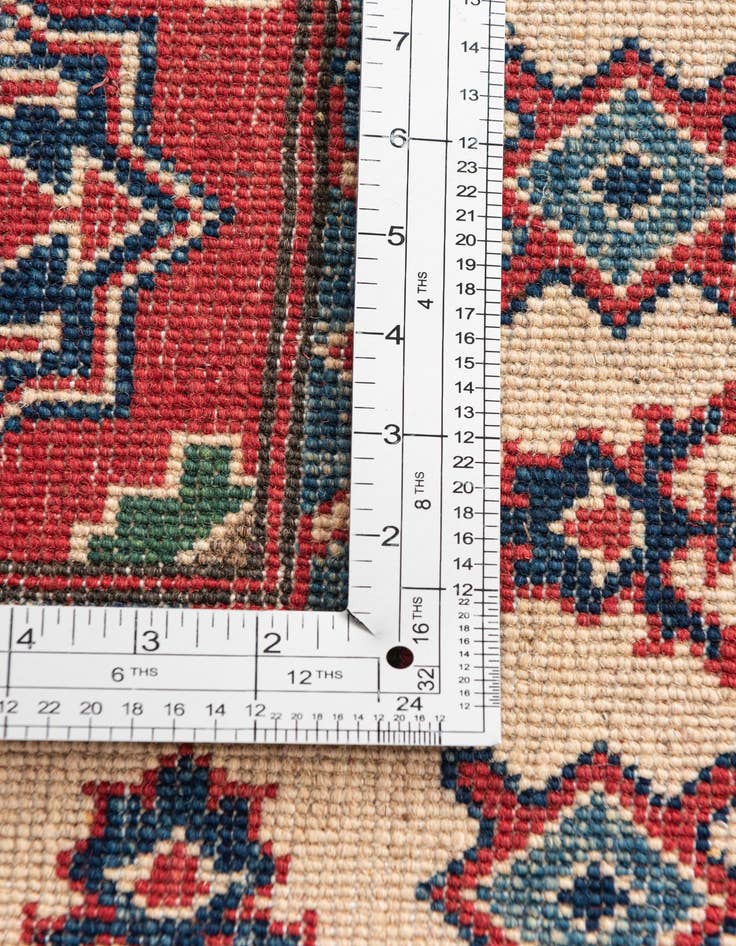 Detail image of  2' 10 x 4' 4  Hand Knotted Kazak Rug