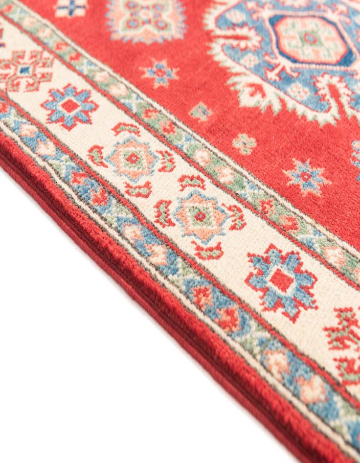 Detail image of  2' 7 x 4'  Hand Knotted Kazak Rug