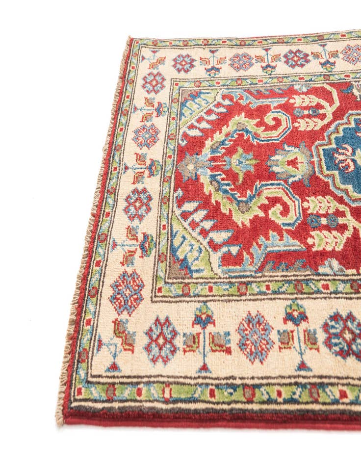 Detail image of  2' 9 x 4' 2  Hand Knotted Kazak Rug