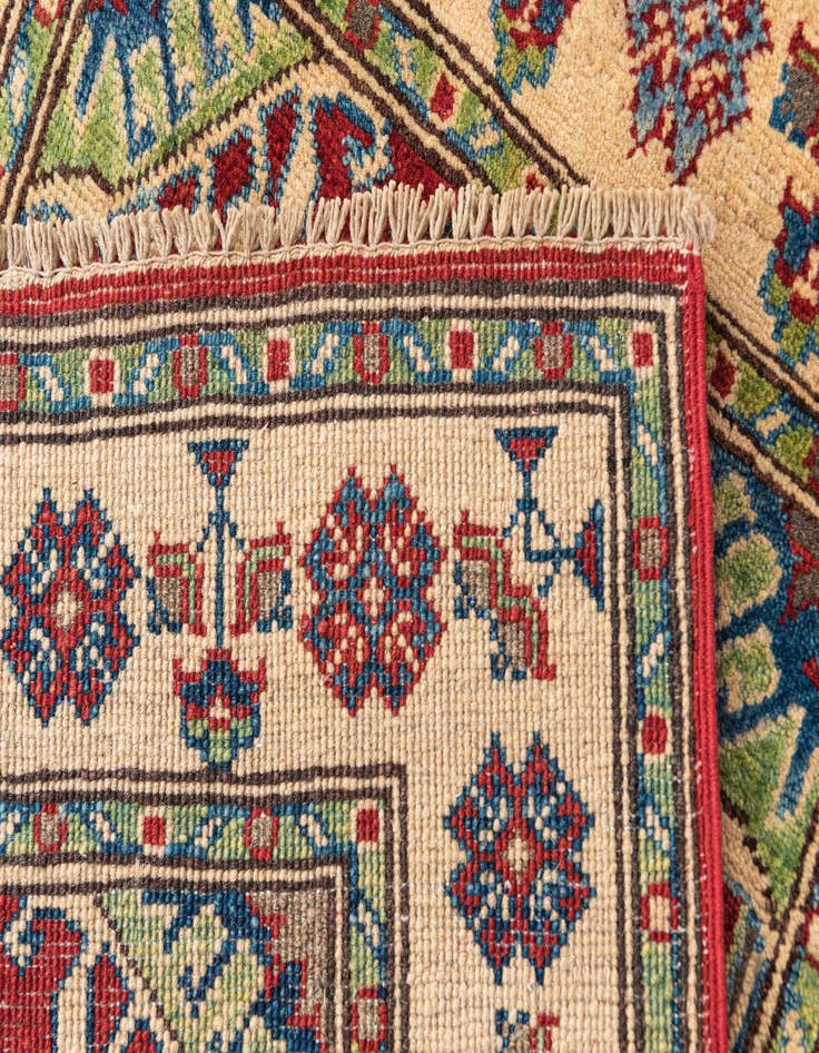 Detail image of  2' 9 x 4' 2  Hand Knotted Kazak Rug