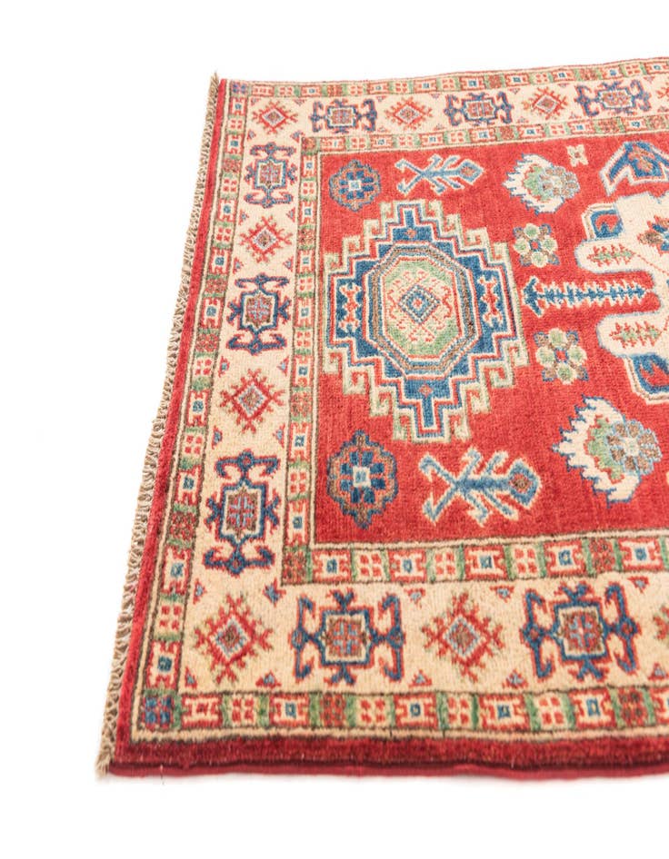 Detail image of  2' 8 x 4' 2  Hand Knotted Kazak Rug