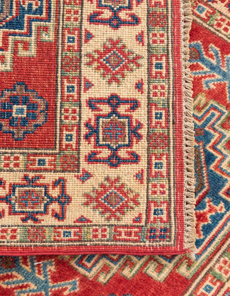 Detail image of  2' 8 x 4' 2  Hand Knotted Kazak Rug