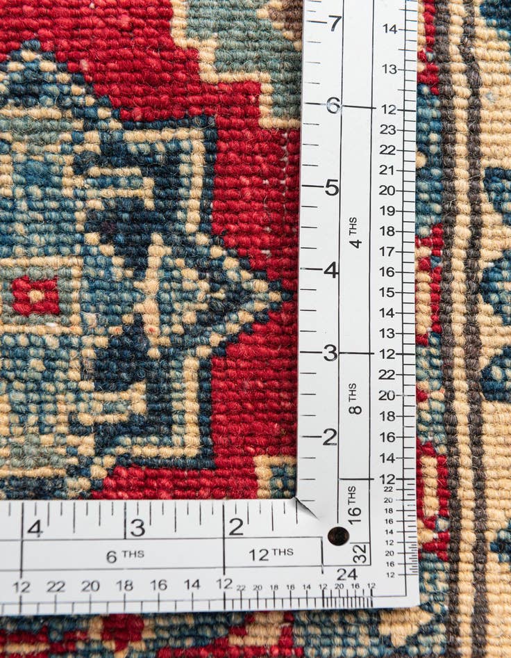 Detail image of  2' 10 x 4'  Hand Knotted Kazak Rug