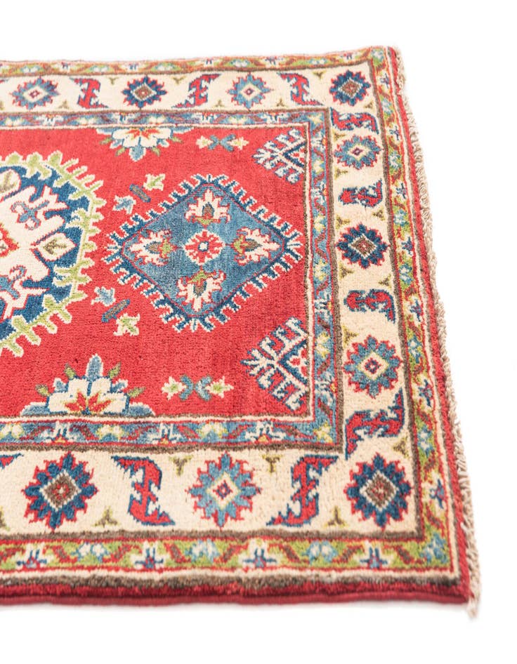 Detail image of  2' 8 x 4' 4  Hand Knotted Kazak Rug