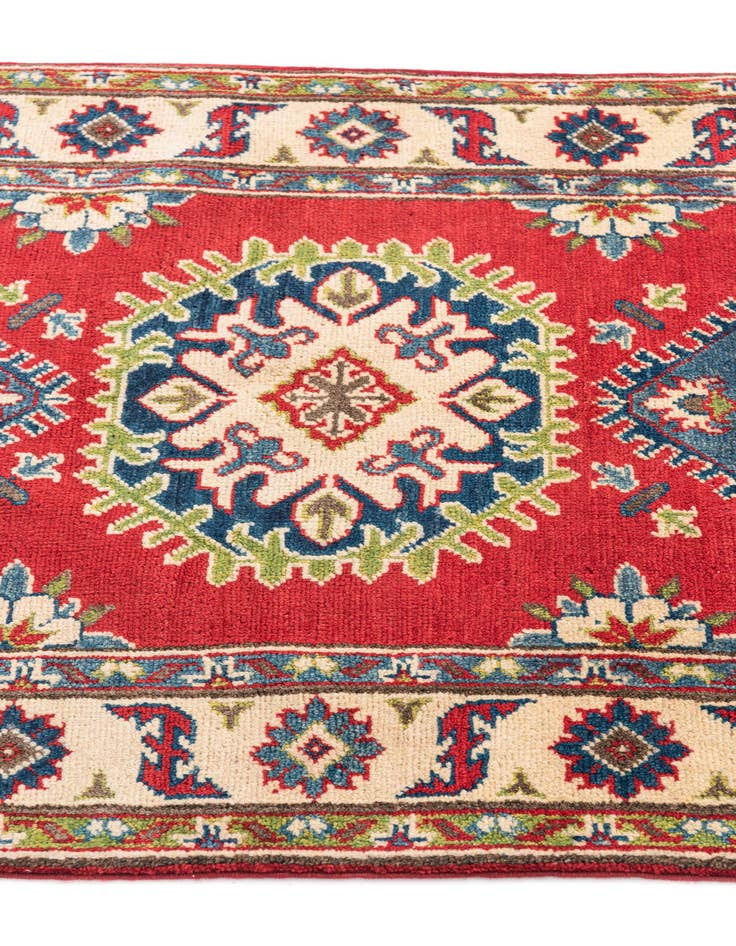 Detail image of  2' 8 x 4' 4  Hand Knotted Kazak Rug