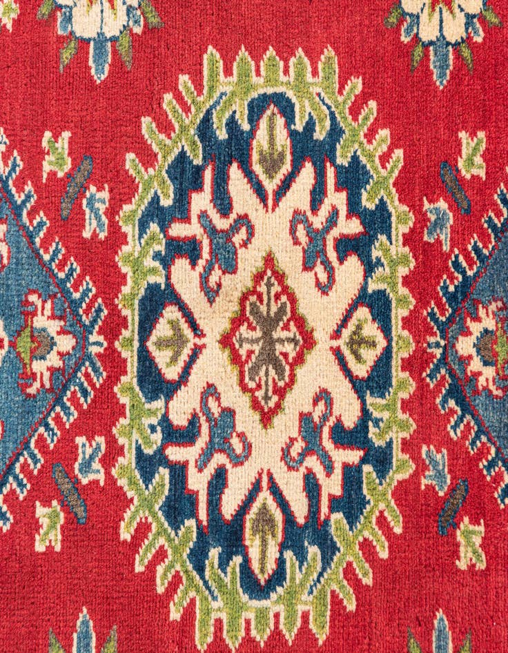 Detail image of  2' 8 x 4' 4  Hand Knotted Kazak Rug