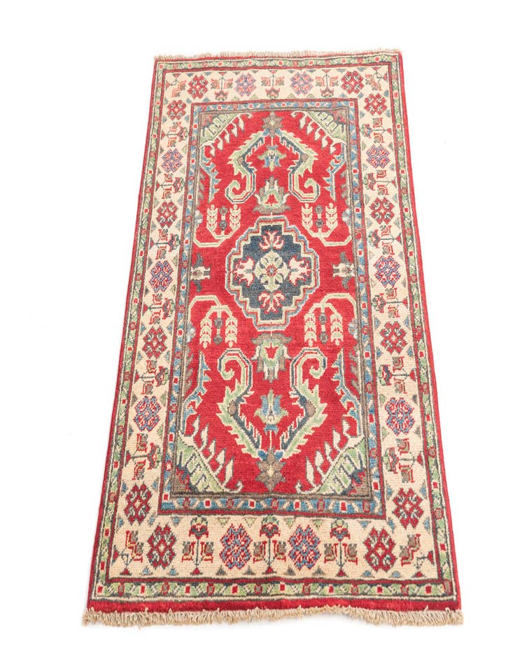 Detail image of  2' 8 x 4' 3  Hand Knotted Kazak Rug