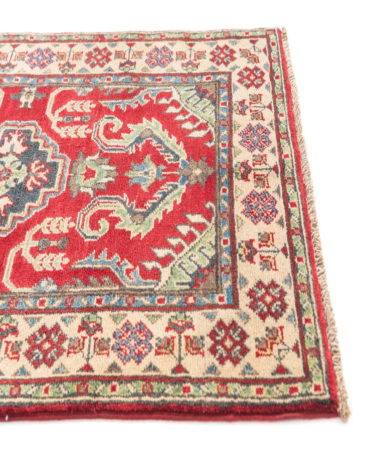 Detail image of  2' 8 x 4' 3  Hand Knotted Kazak Rug