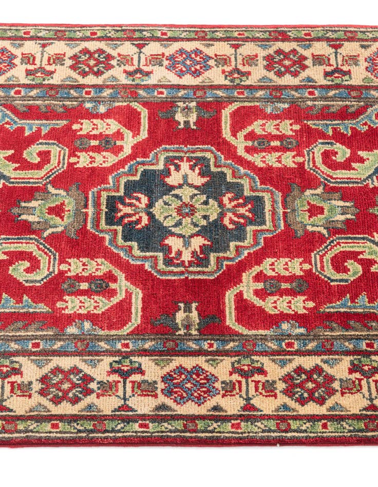 Detail image of  2' 8 x 4' 3  Hand Knotted Kazak Rug