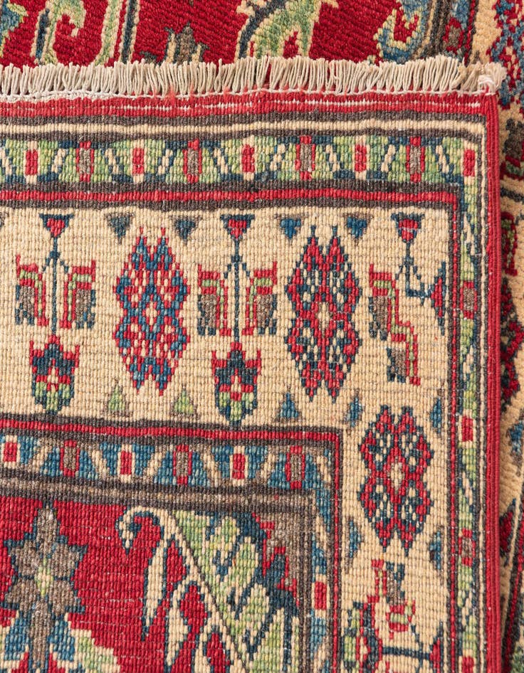 Detail image of  2' 8 x 4' 3  Hand Knotted Kazak Rug