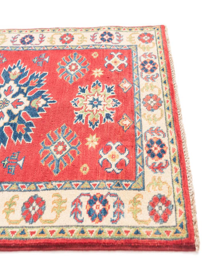 Detail image of  2' 8 x 4' 1  Hand Knotted Kazak Rug