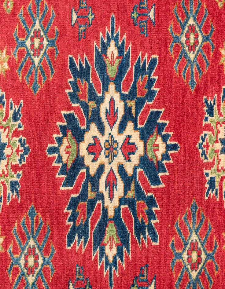 Detail image of  2' 8 x 4' 1  Hand Knotted Kazak Rug