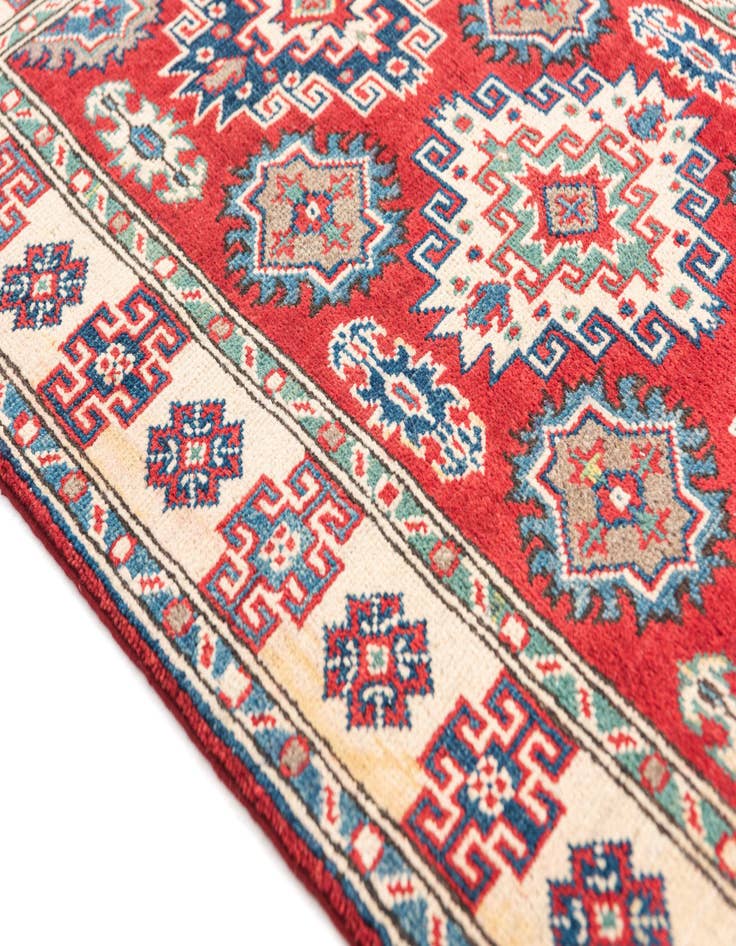 Detail image of  2' 8 x 4'  Hand Knotted Kazak Rug