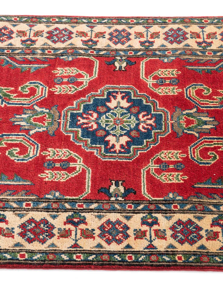Detail image of  2' 9 x 4' 2  Hand Knotted Kazak Rug