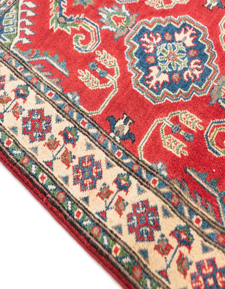 Detail image of  2' 9 x 4' 2  Hand Knotted Kazak Rug