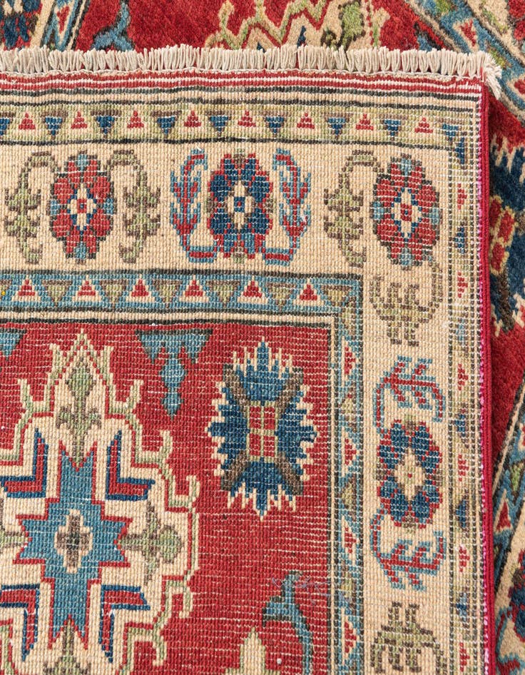 Detail image of  2' 9 x 3' 9  Hand Knotted Kazak Rug
