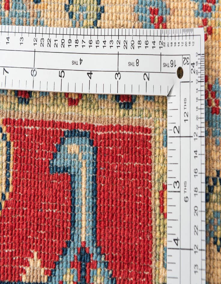 Detail image of  2' 9 x 4'  Hand Knotted Kazak Rug