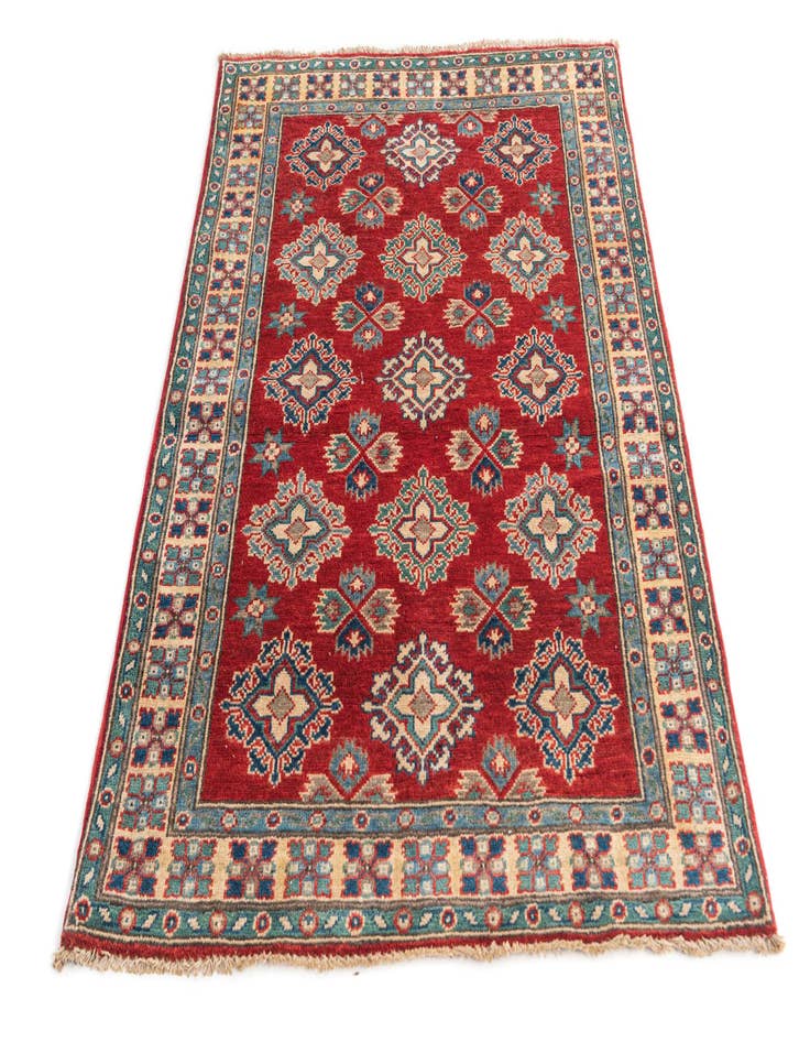 Detail image of  3' 5 x 5' 1  Hand Knotted Kazak Rug