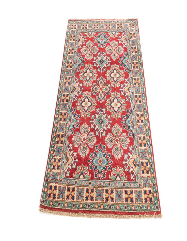 Detail image of  3' 2 x 5'  Hand Knotted Kazak Rug