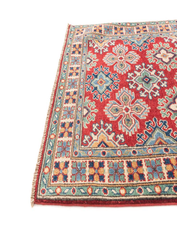 Detail image of  3' 2 x 5'  Hand Knotted Kazak Rug