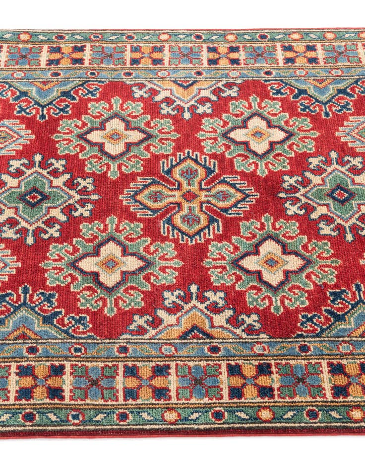 Detail image of  3' 2 x 5'  Hand Knotted Kazak Rug