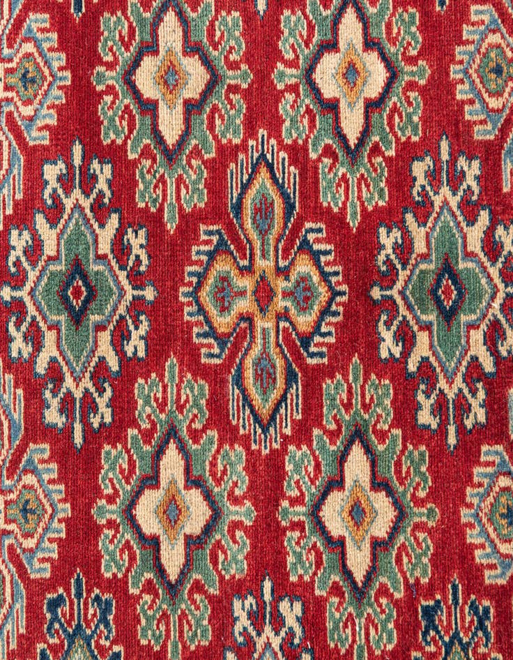Detail image of  3' 2 x 5'  Hand Knotted Kazak Rug