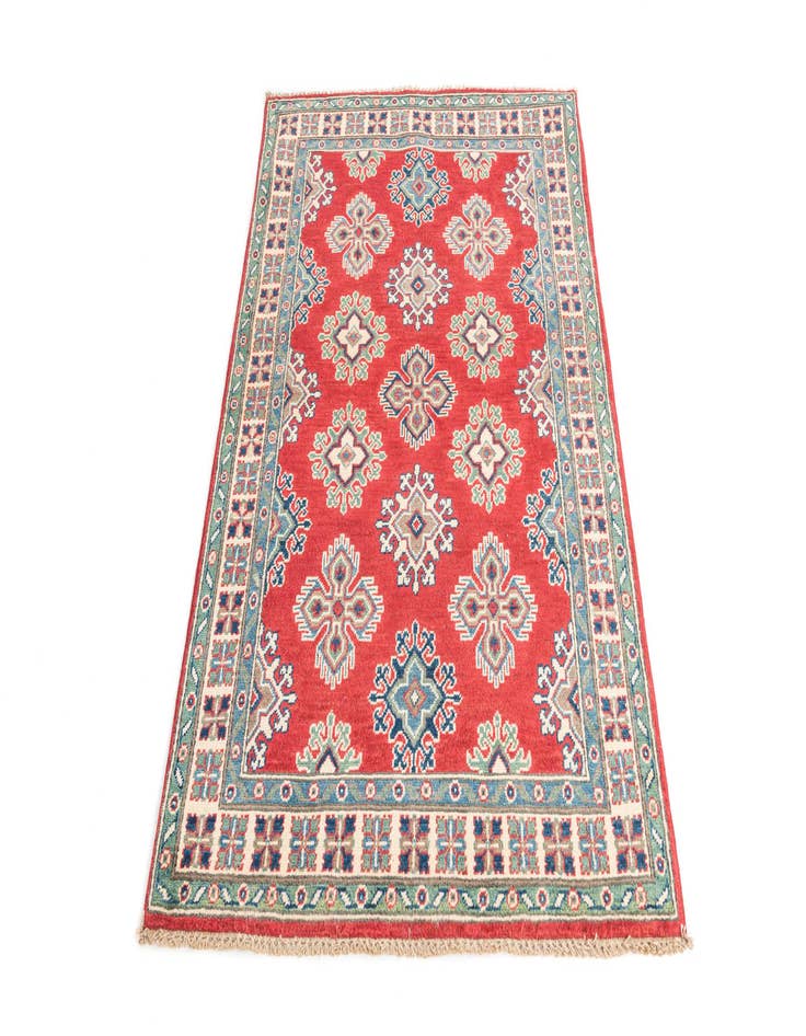 Detail image of  3' 5 x 5' 2  Hand Knotted Kazak Rug