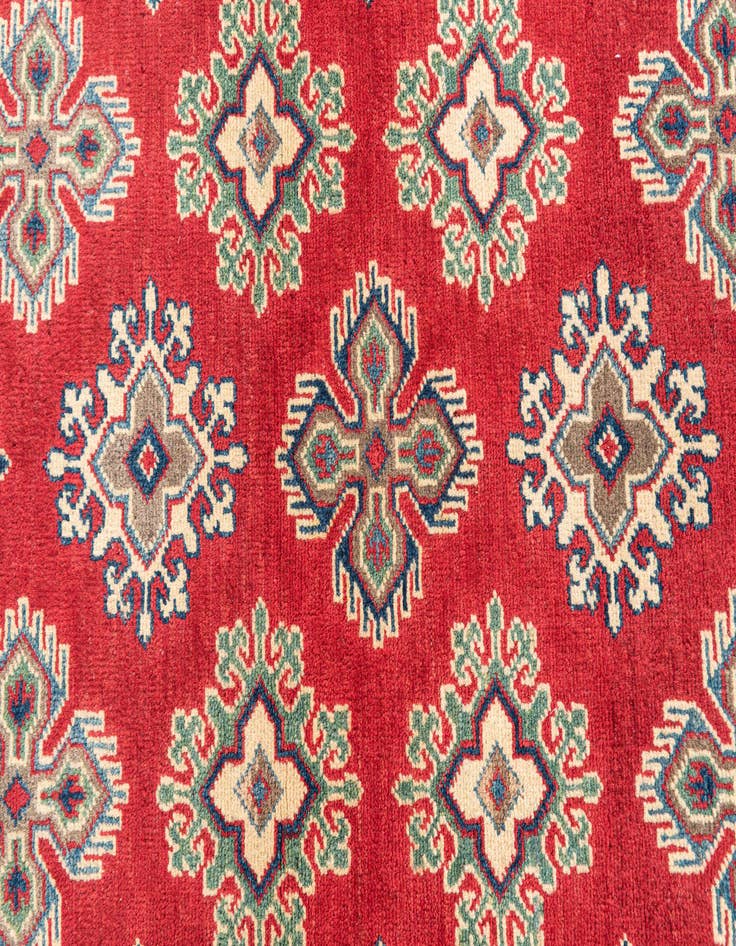Detail image of  3' 5 x 5' 2  Hand Knotted Kazak Rug