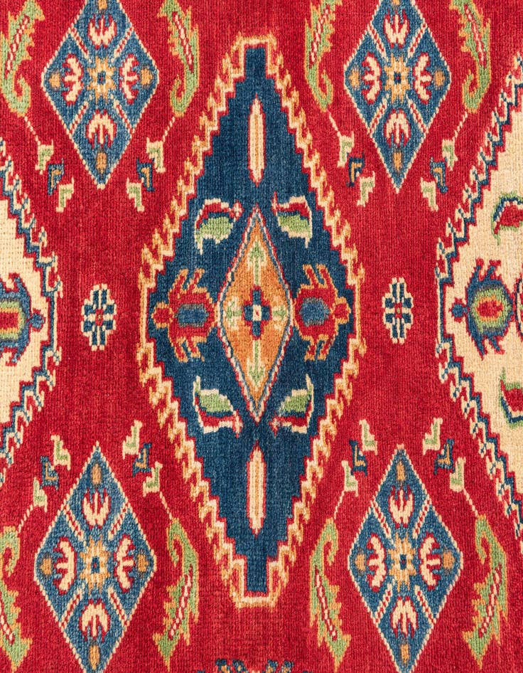 Detail image of  3' 3 x 5' 3  Hand Knotted Kazak Rug