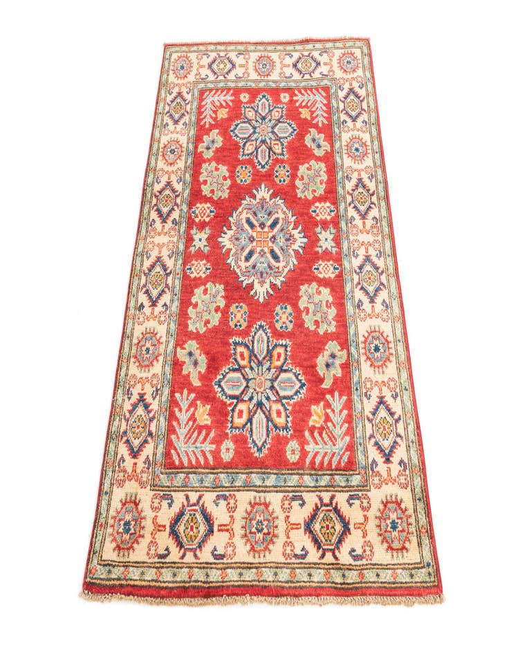 Detail image of  3' 4 x 5'  Hand Knotted Kazak Rug