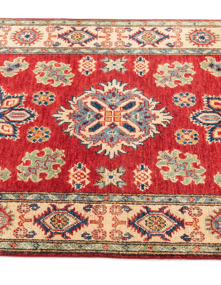 Detail image of  3' 4 x 5'  Hand Knotted Kazak Rug