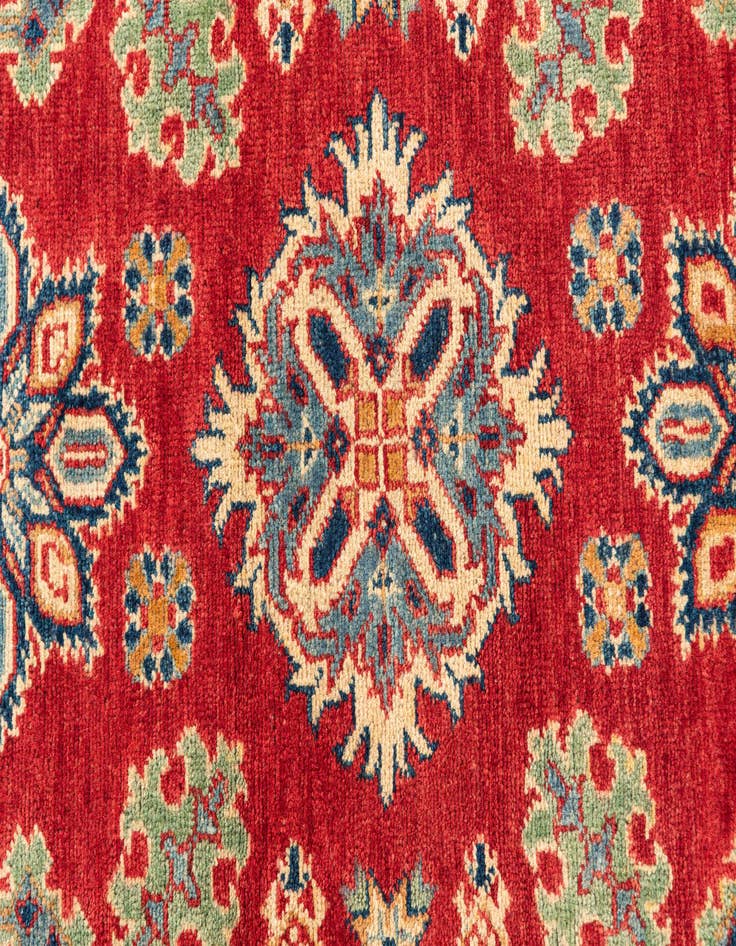 Detail image of  3' 4 x 5'  Hand Knotted Kazak Rug