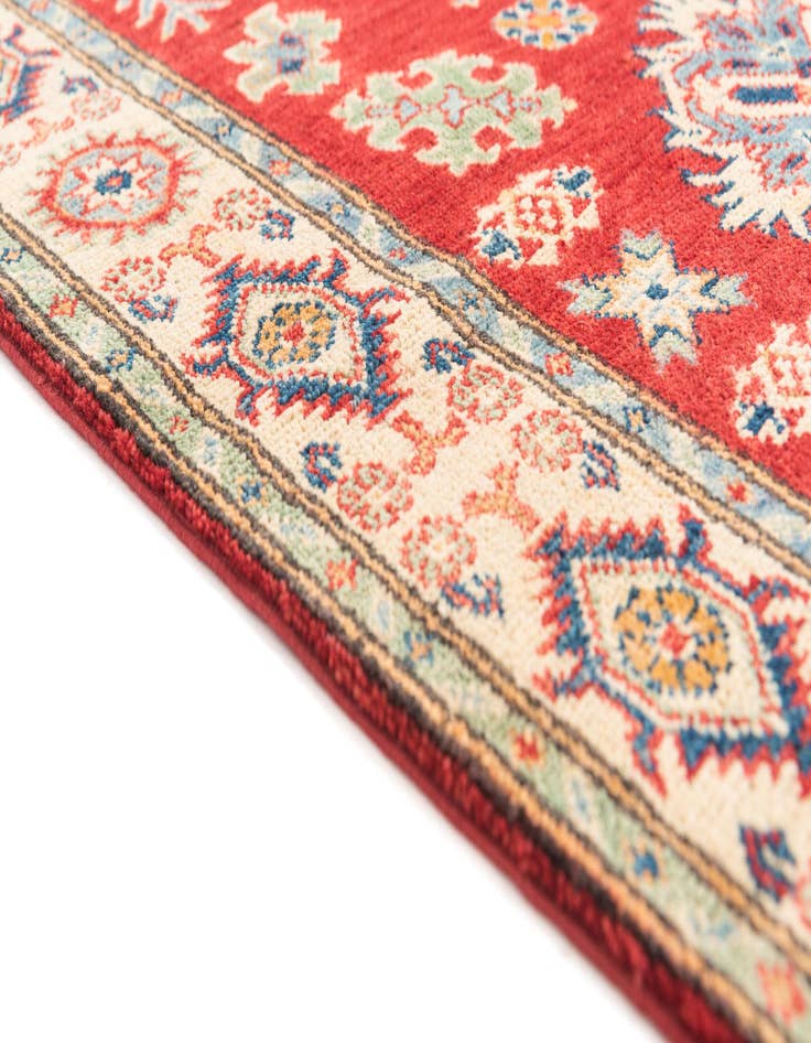 Detail image of  3' 4 x 5'  Hand Knotted Kazak Rug