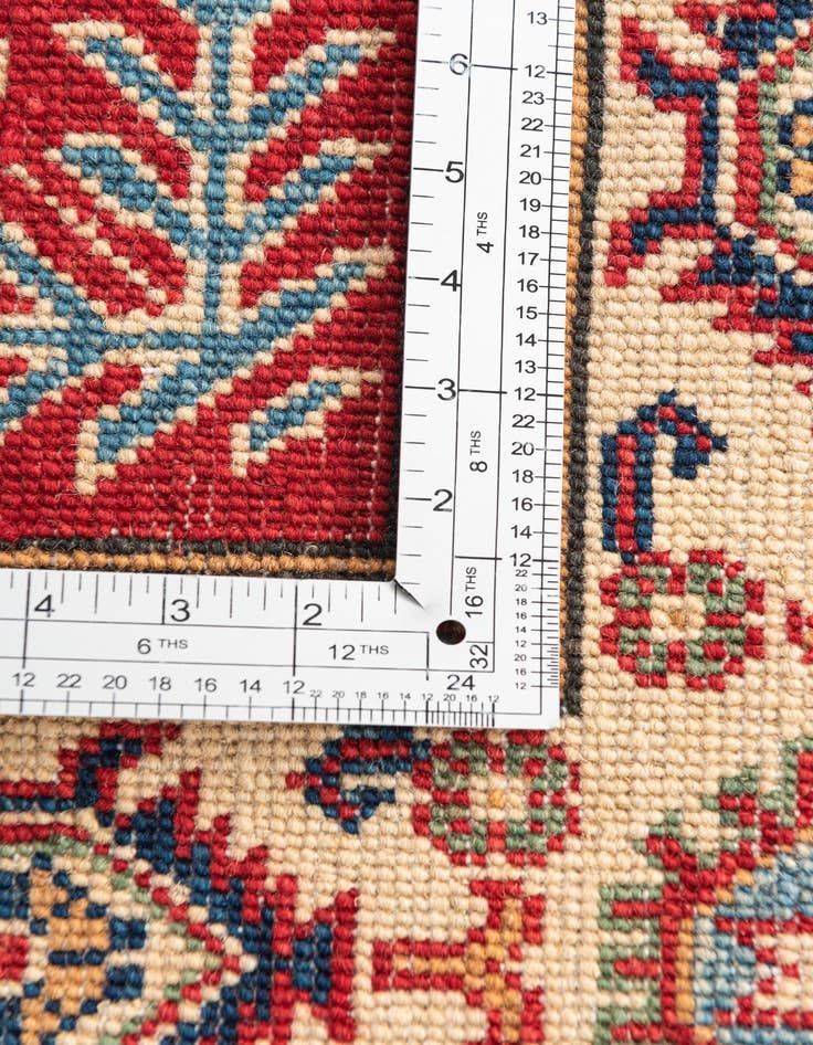 Detail image of  3' 4 x 5'  Hand Knotted Kazak Rug