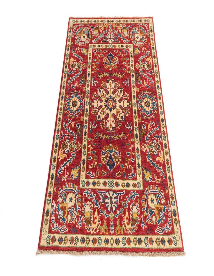 Detail image of  3' 1 x 4' 10  Hand Knotted Kazak Rug