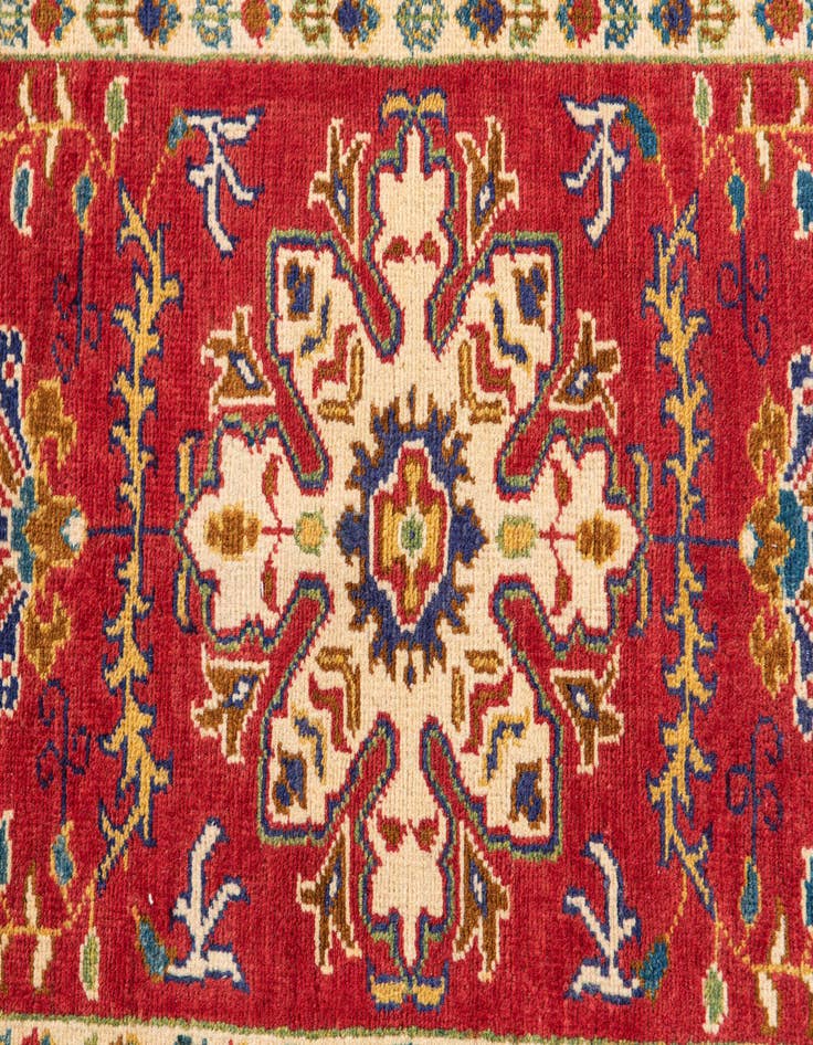 Detail image of  3' 1 x 4' 10  Hand Knotted Kazak Rug