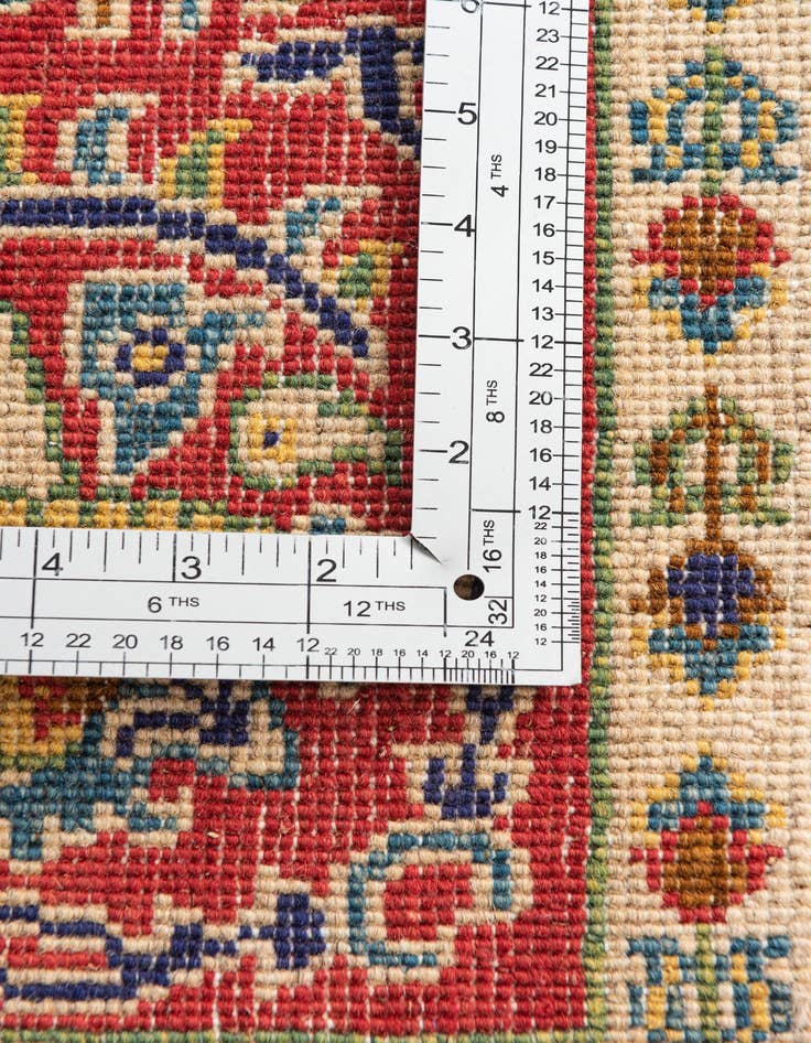 Detail image of  3' 1 x 4' 10  Hand Knotted Kazak Rug