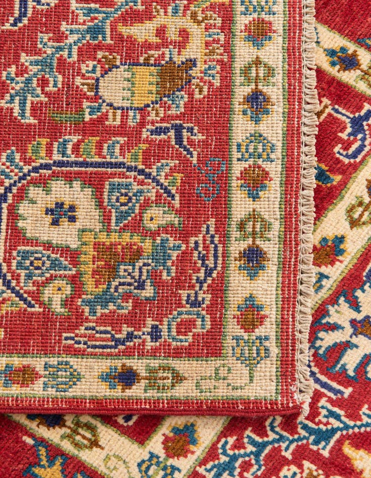 Detail image of  3' 1 x 4' 10  Hand Knotted Kazak Rug