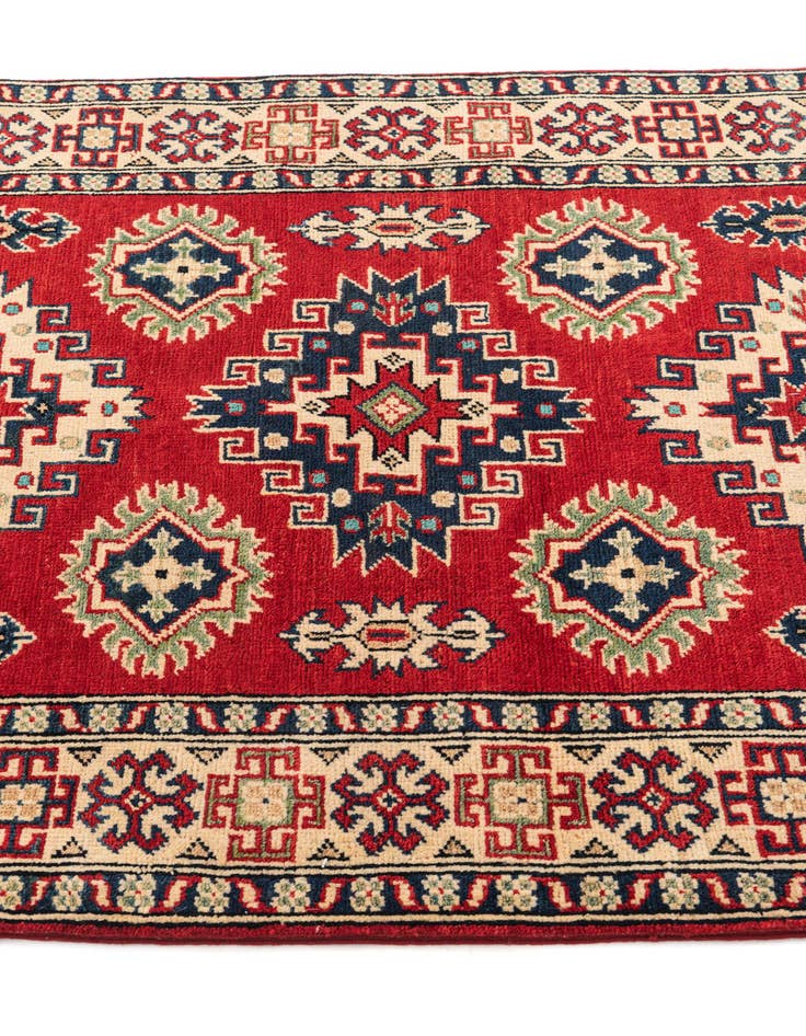 Detail image of  3' 5 x 4' 10  Hand Knotted Kazak Rug