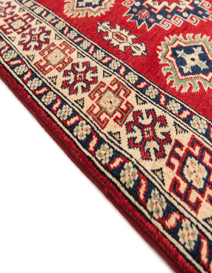 Detail image of  3' 5 x 4' 10  Hand Knotted Kazak Rug