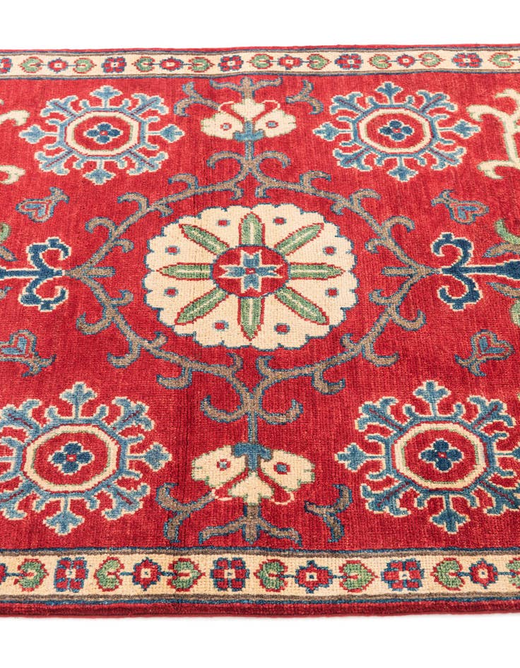 Detail image of  3' 4 x 5' 2  Hand Knotted Kazak Rug