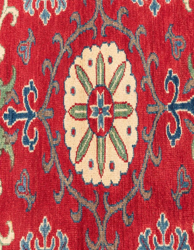 Detail image of  3' 4 x 5' 2  Hand Knotted Kazak Rug