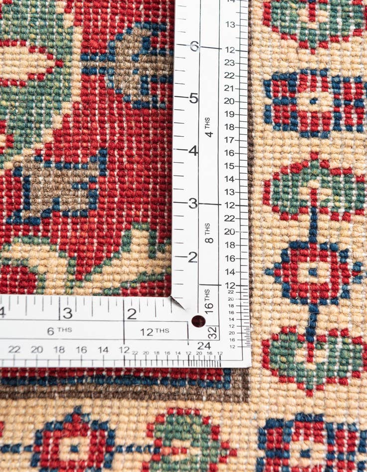 Detail image of  3' 4 x 5' 2  Hand Knotted Kazak Rug