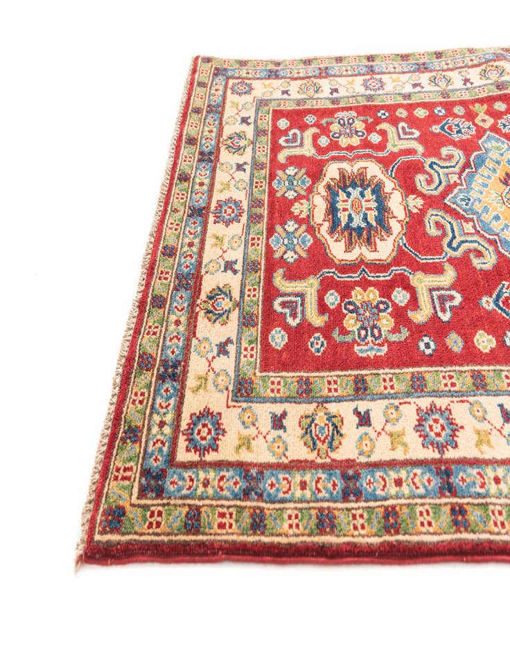 Detail image of  3' 5 x 4' 10  Hand Knotted Kazak Rug