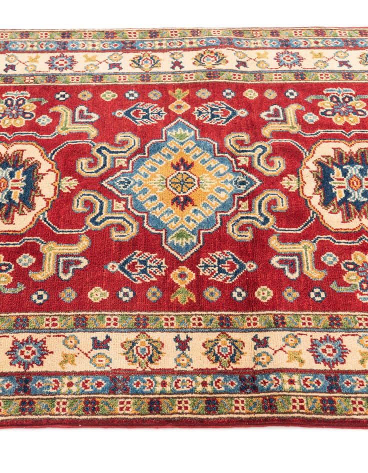Detail image of  3' 5 x 4' 10  Hand Knotted Kazak Rug