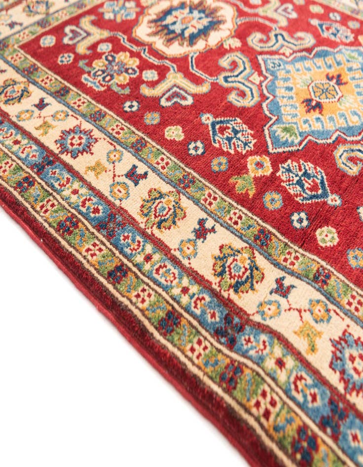 Detail image of  3' 5 x 4' 10  Hand Knotted Kazak Rug
